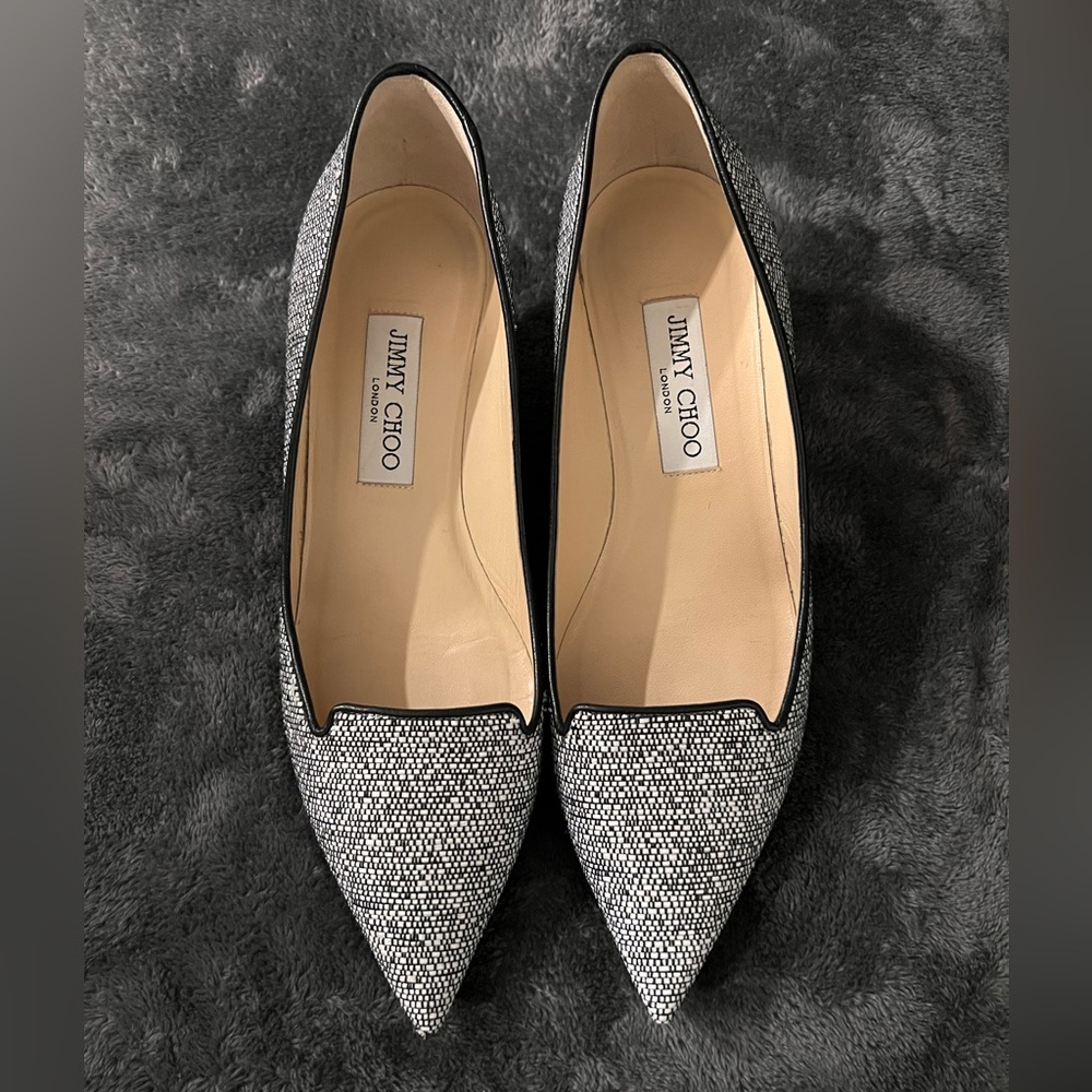 Jimmy Choo Black and White Heels